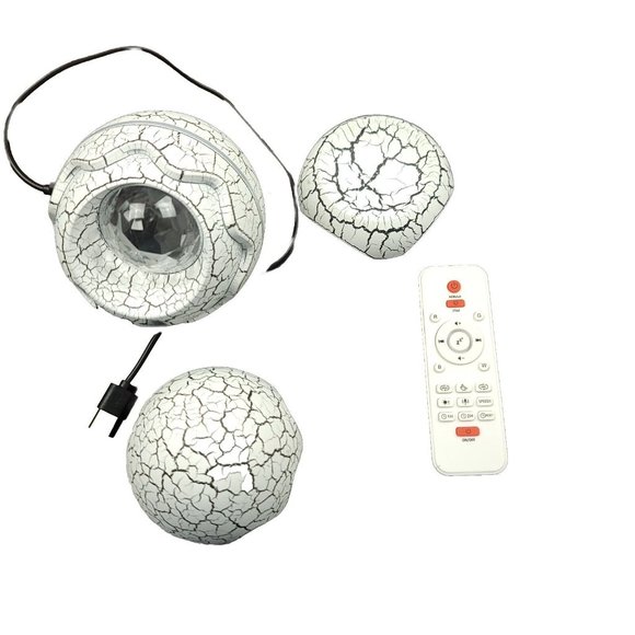 Dinosaur Egg LED Galaxy Projector Light White Noise Bluetooth Speaker Night Lamp - Picture 1 of 8